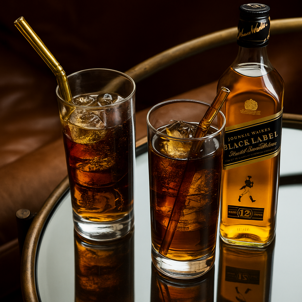 JOHNNIE WALKER’S WHISKEY WITH COKE